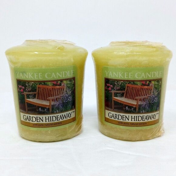 Yankee Candle Other - Yankee Candle Garden Hideaway 1.75 oz Votives - Set of 2 - RETIRED New & Sealed